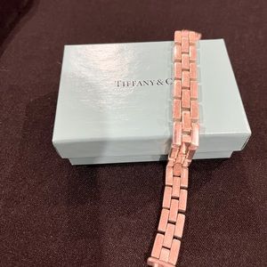 Tiffany silver link bracelet